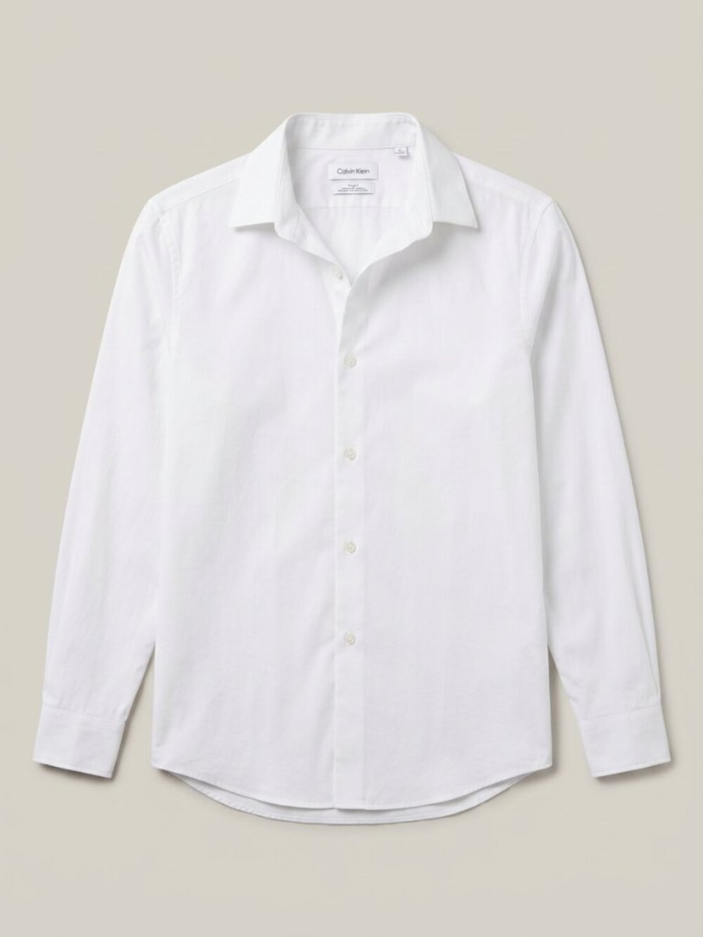 Calvin Klein White Dress Shirt - Men's Neck 16 Sleeve 34/35